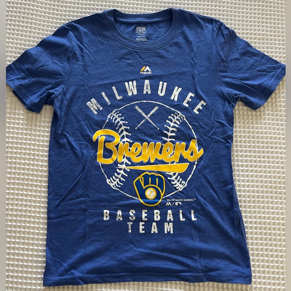 Kids Milwaukee Brewers Tee - medium 10-12